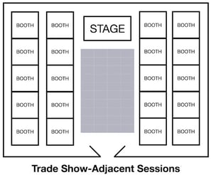 room diagram for trade room adjacent silent sessions