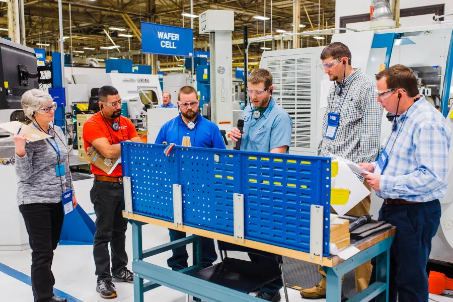 Manufacturing Facility Tour and Training Headsets